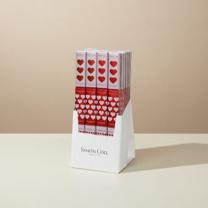 Chocolatina Chocolate con leche Corazones