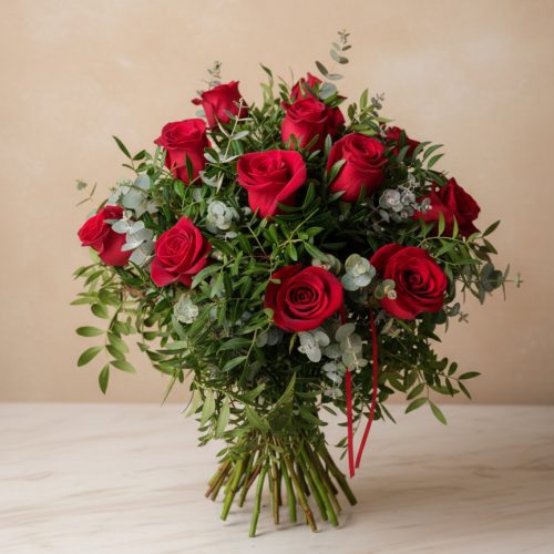 Ramo 12 Rosas Rojas